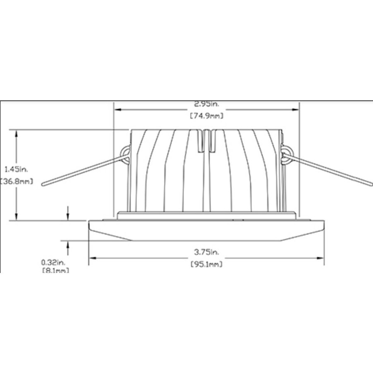 Imtra - Omega PowerLED Downlight - 10-30V DC - Apollo Lighting