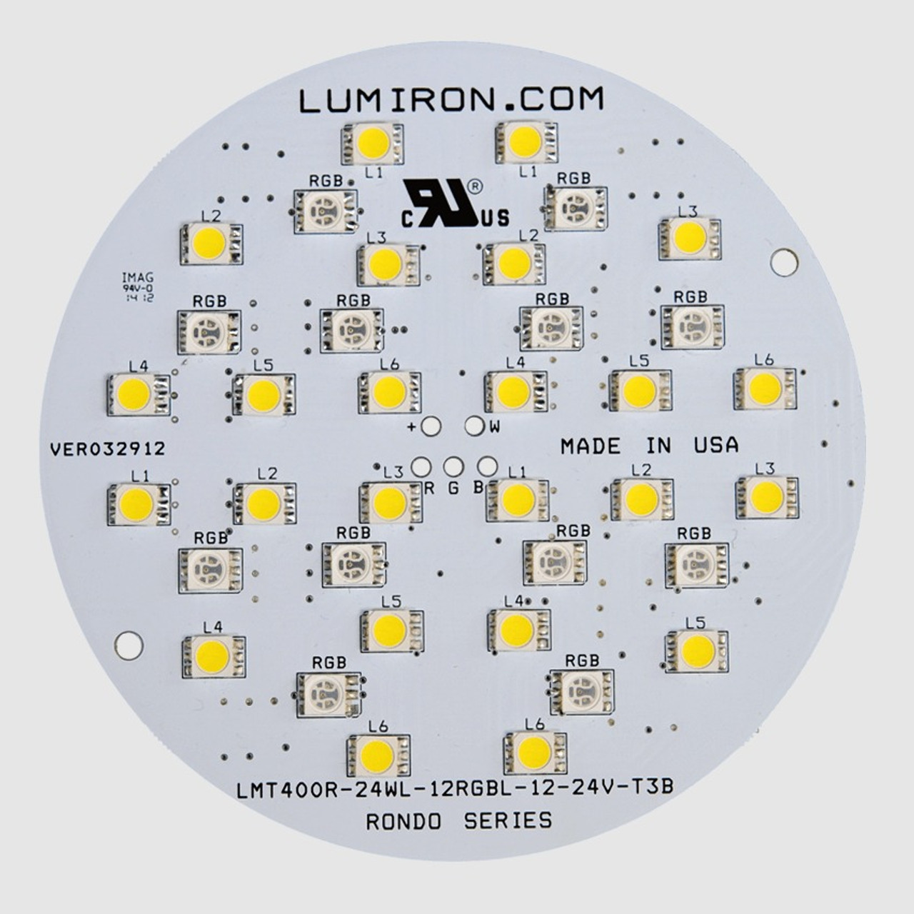 Lumiron - Rondo 400 Board - Cool White, 24V AC/DC, 6W, 36 LED, Dimmable - Apollo Lighting