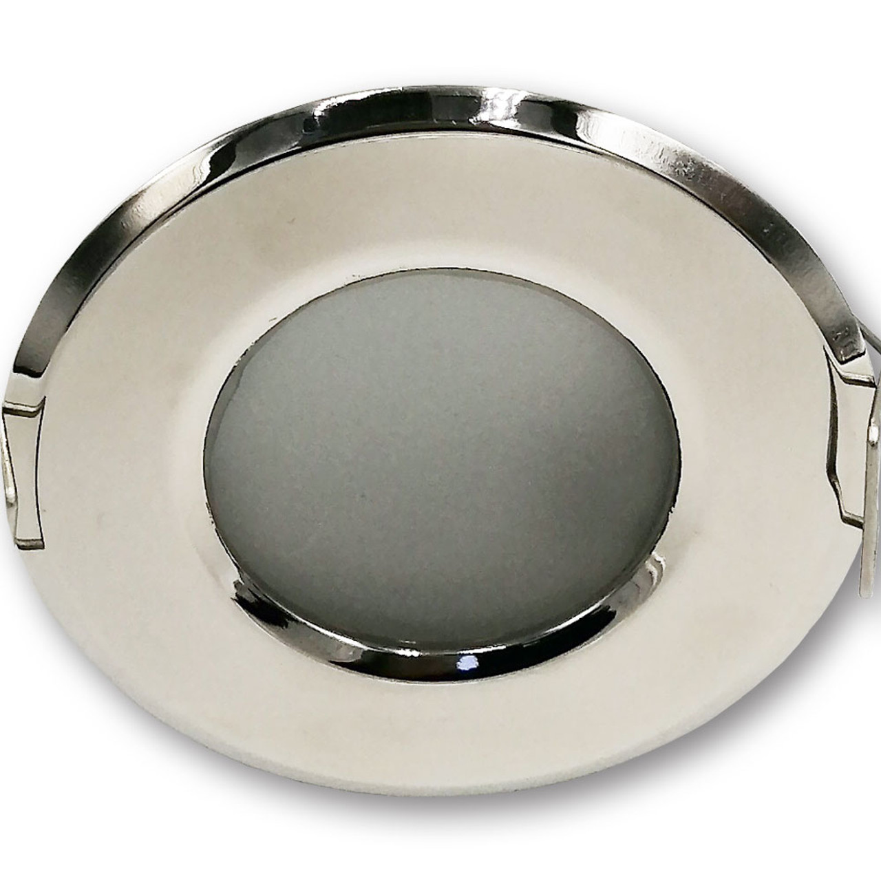 Mega LED - Downlight Fixture - Stainless Steel 316, Frosted Glass, For MR16 or GU10 Bulbs, Inox Finish (SIFNOS-X) - Apollo Lighting