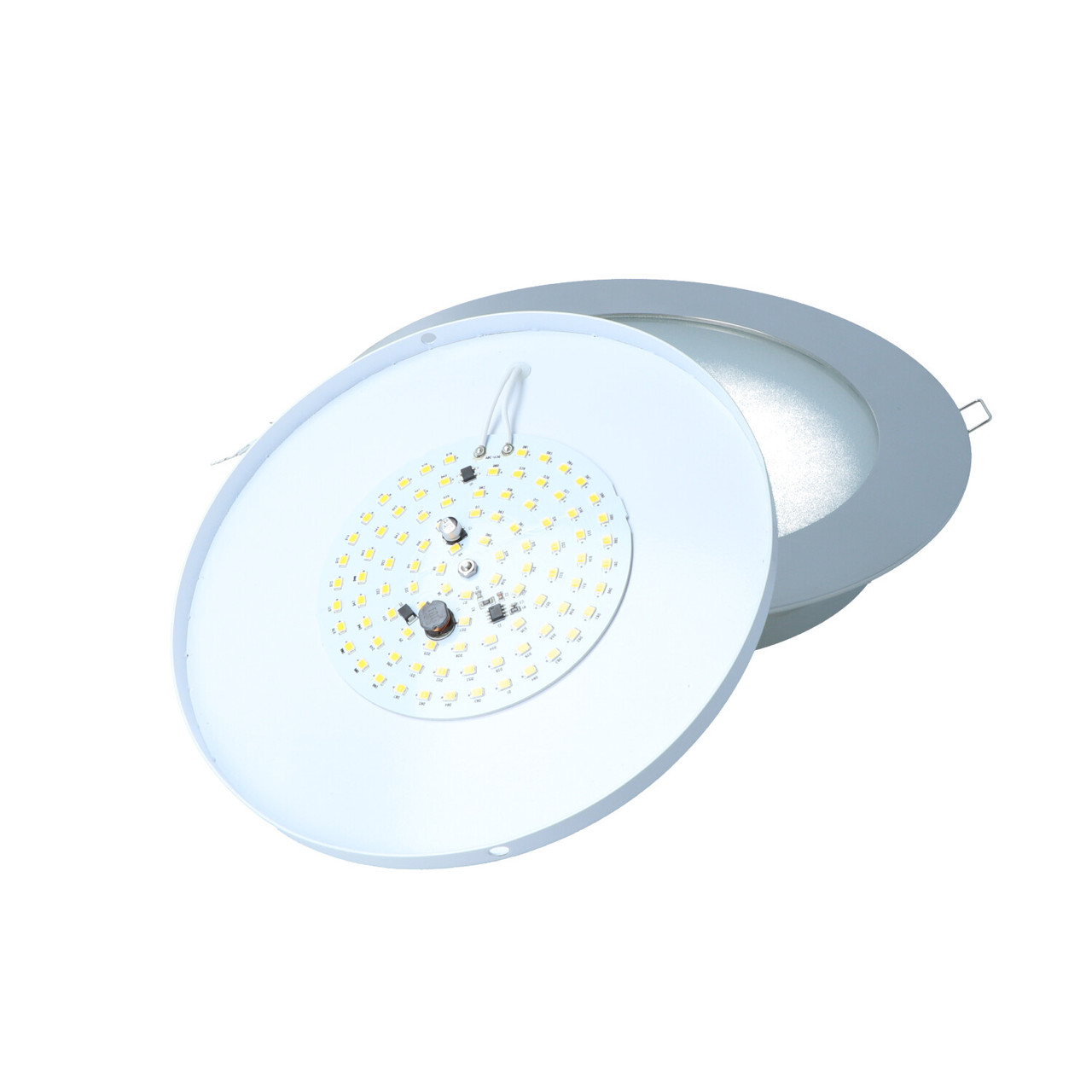 Mega LED -  Samos Grand LED Downlight - 8.4W, 1135 Lumens, 10-30V DC, Dimmable, Recessed Mounting (SAMOS GRAND LED) - Apollo Lighting