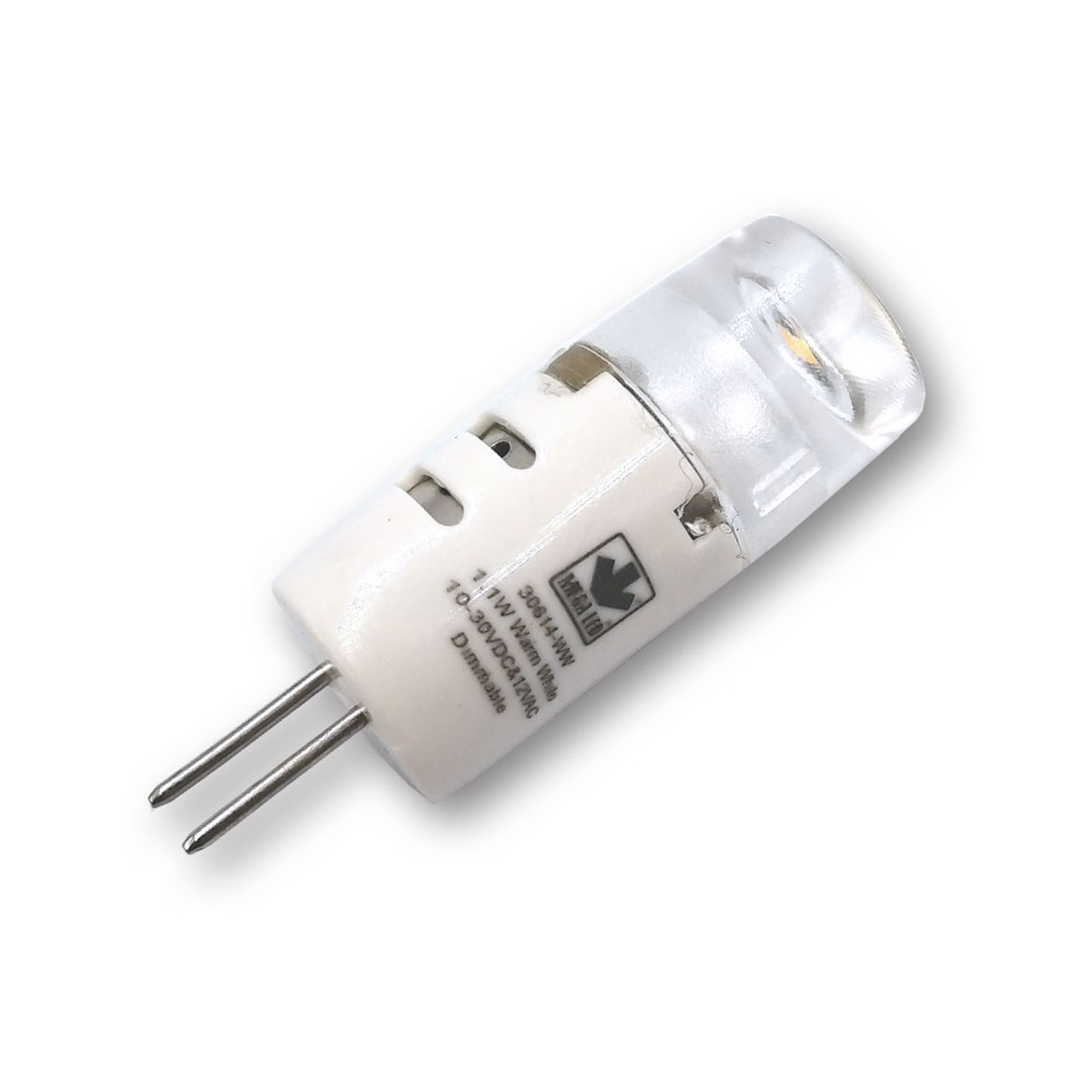 Mega LED - G4 LED Replacement Bulb - 1.1 Watt, 110 Lumens, Low Voltage - Apollo Lighting