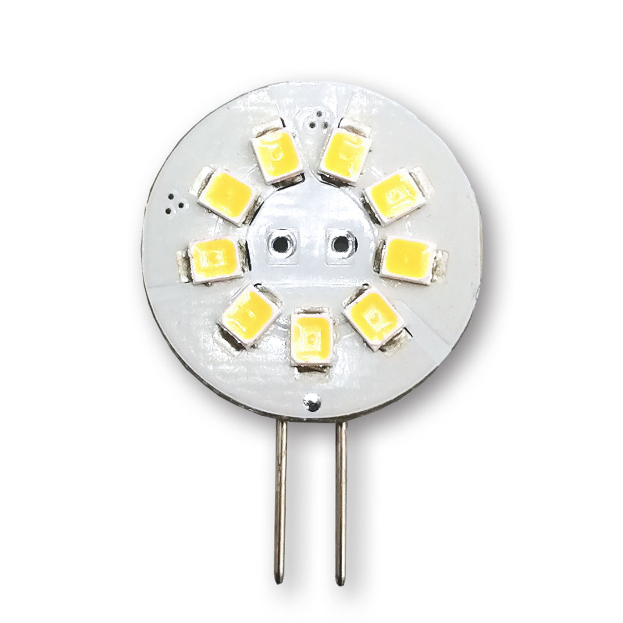 Mega LED - LED G4 Side Pin Replacement Bulb - 1.3 Watt, 140 Lumens, 10-30V DC & 12V AC (30612) - Apollo Lighting