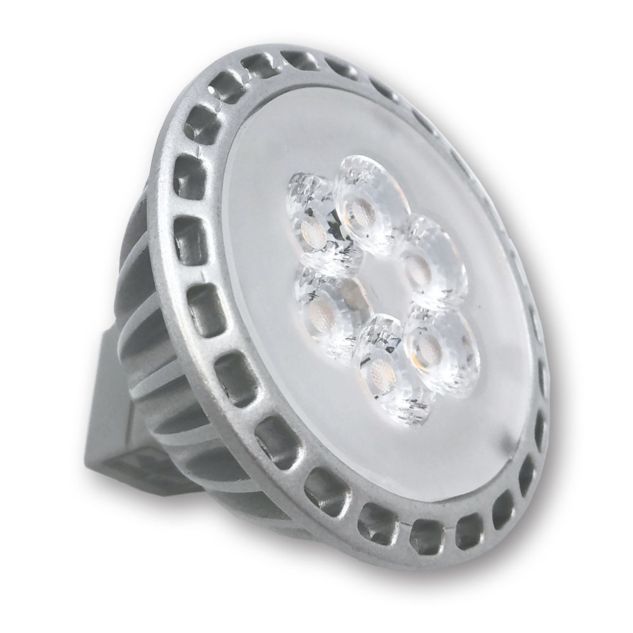 Mega LED - LED Replacement Bulb - MR16 Type, 5.5 Watt, 520 Lumens, 12V AC/DC, Beam Angle 30º, 3000K (30616-WW) - Apollo Lighting
