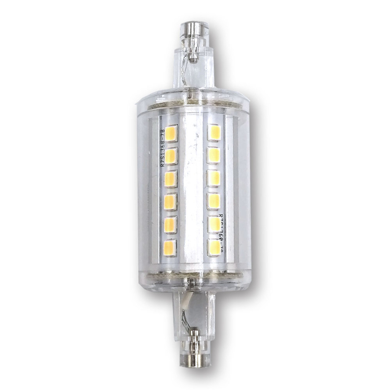 Mega LED - LED Replacement Bulb - R7S Type, 5 Watt, 500 Lumens, 85-265V AC, Beam Angle 360º, 3000K (30859) - Apollo Lighting