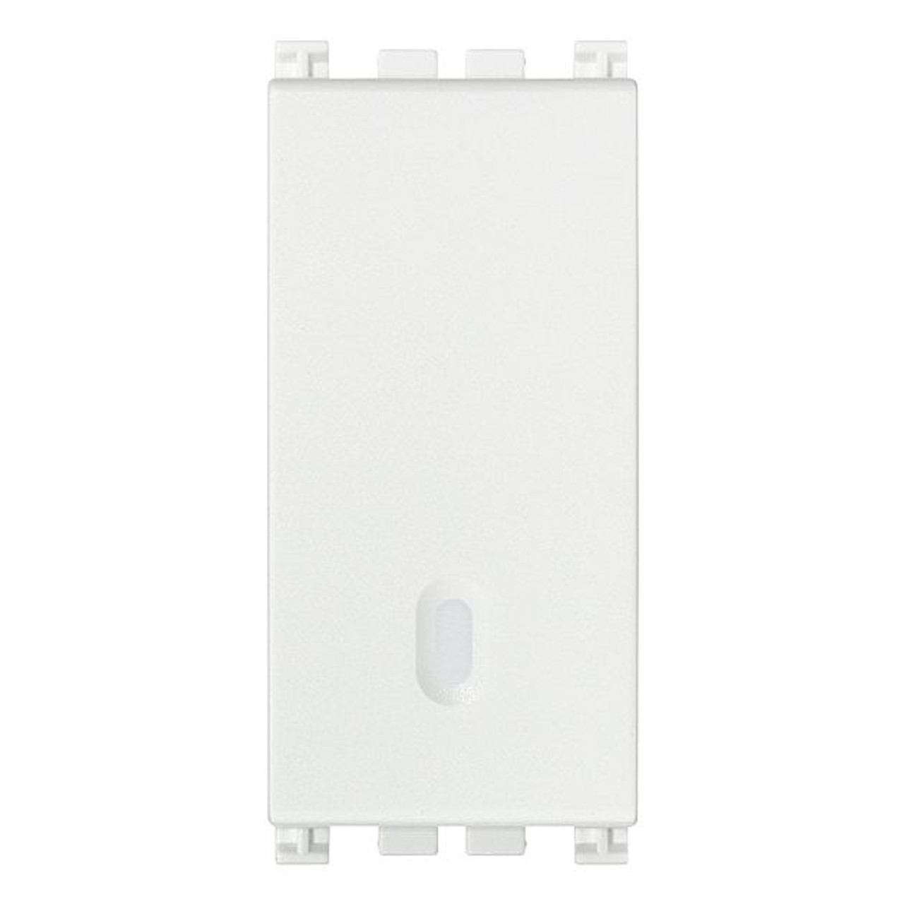 Vimar - Arké 19008 Push Button - 1P NO 10 A 250 V, Lightable, Replaceable Button, IP40, Plastic - Apollo Lighting