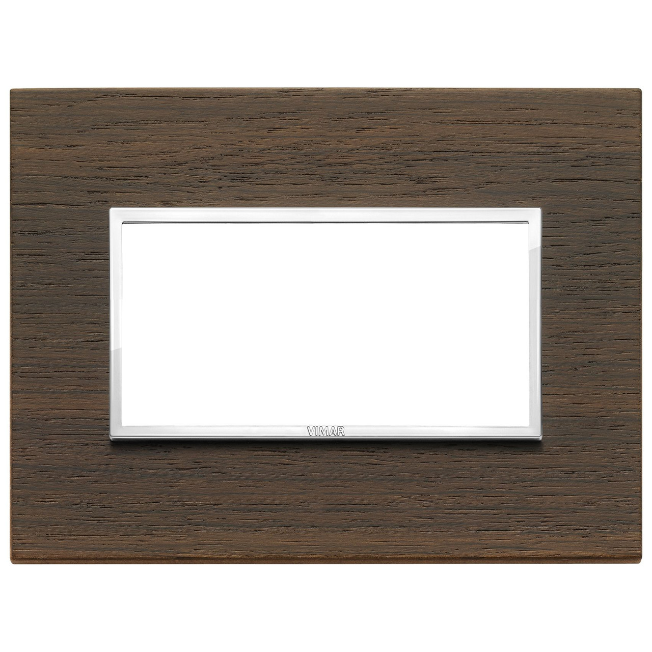 Vimar - Eikon EVO 21654 Cover Plate - 4 Module, Solid Wood - Apollo Lighting