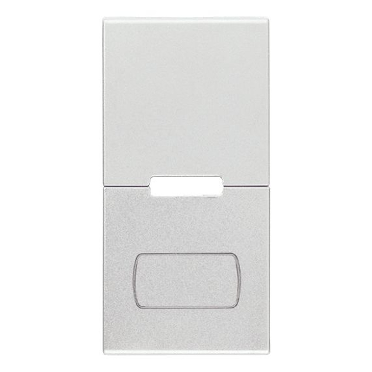 Vimar - Eikon 20531.0 Rocker Button - Interchangeable, 1 Module, Customizable Symbol, Plastic - Apollo Lighting