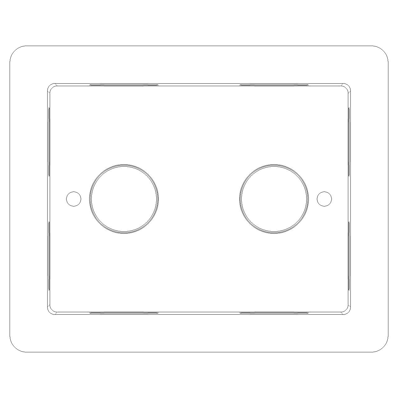 Vimar - Mounting Box - 3M, 3-Module, IP55, Plastic, Grey (VM13731.S) - Apollo Lighting