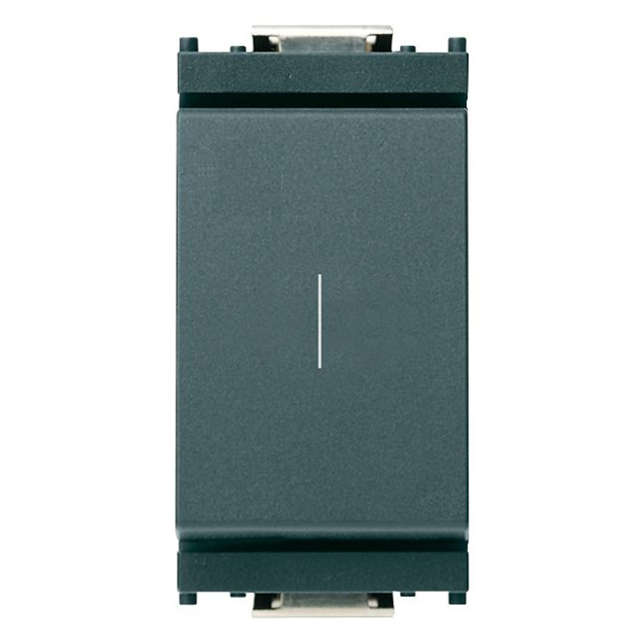 Vimar - Idea 16107 Push Button - 1P NO 16 A 250 V, NC 16 A Auxiliary Contact, IP40, Plastic - Apollo Lighting