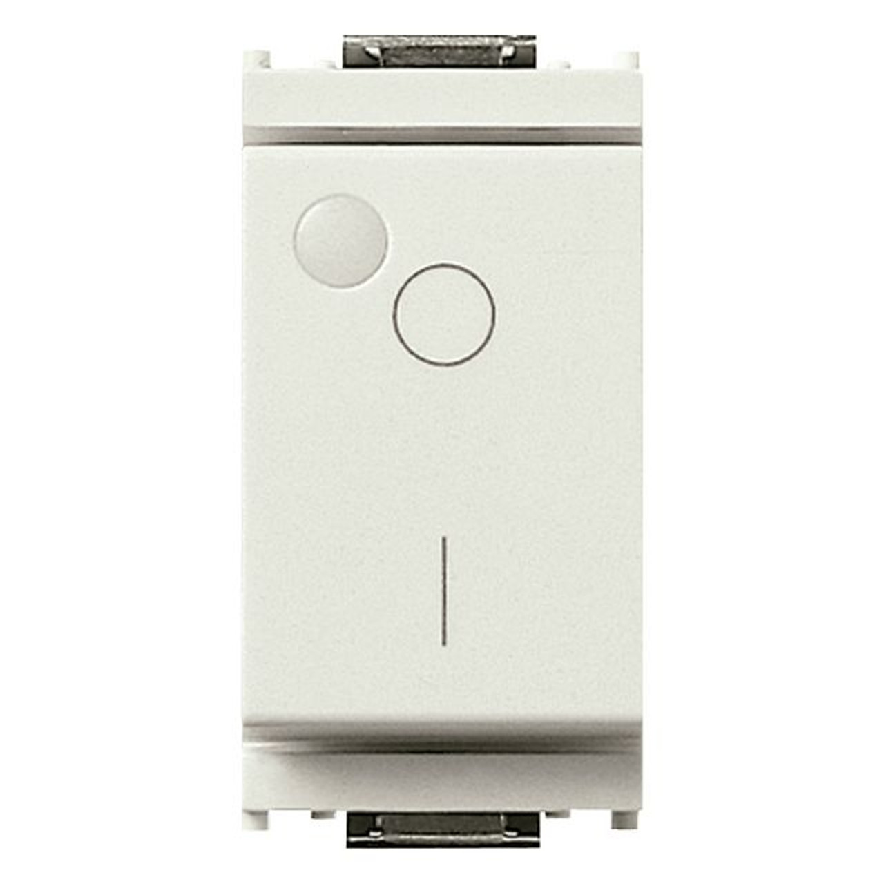 Vimar - Idea 16016 1-Way Rocker Switch - 2P 16 AX 250 V, 1-Way Switch, IP40, Plastic - Apollo Lighting