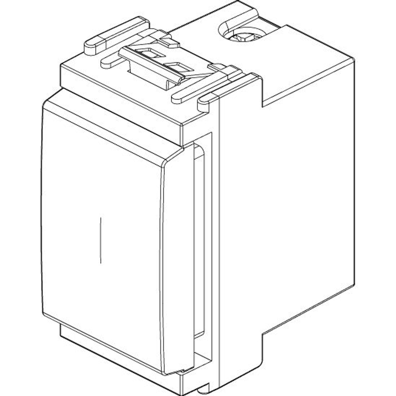 Vimar - Idea 16101 Push Button - 1P NO 16 A 250 V, IP40, Plastic - Apollo Lighting