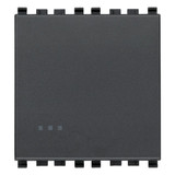 Vimar - Eikon 20001 1-Way Rocker Switch - 16A, 250V, Lightable, Replaceable Button - Apollo Lighting