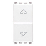 Vimar Eikon 2-Way Switch, 2P 10AX, 250V, 6 Terminals, Central OFF - Apollo Lighting