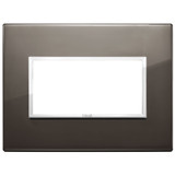 Vimar - Eikon EVO 21654 Cover Plate - 4 Module, Metal - Apollo Lighting