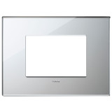 Vimar - Eikon EXÉ 22653 Cover Plate - 3 Module, Glass - Apollo Lighting