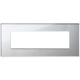Vimar - Eikon EXÉ 22657 Cover Plate - 7 Module, Glass - Apollo Lighting