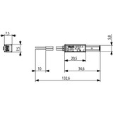 Vimar LED Signalling Unit, For Axial Switches, 12-24V AC/DC, 0.1W