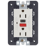 Vimar Eikon Double 2P+E USA Socket Outlet, GFCI, 15A 125V, 60 Hz