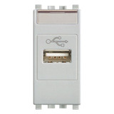Vimar Eikon USB Socket Outlet, 1 Module, Screw Terminals, IP20