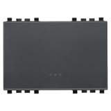 Vimar Eikon 3-Module Rocker Button, Interchangeable, Lightable, IP40 - Apollo Lighting