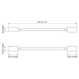 Quick Marine - Audrey Wall PL S2 LED Reading Light (Daylight, Chromed, 10/30V) (FASP3711BJCJA00)