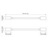 Quick Marine - Audrey Wall PL S2 LED Reading Light (Warm White, 10/30V, 1.5W, Chromed) (FASP3713BJCJA00)