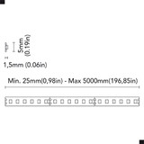 BCM - Mini Flex Led One 240 Slim Flex Led - 24 VDC, 5M - Apollo Lighting