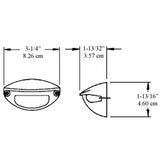 Barnegat - Cockpit Light - 12V, Blue LED, White Housing (QL-CP-BLED)
