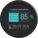 Blue Sea Systems Mini OLED Tank Meter, 8V-36V DC, 12V/24V DC, 5% Resolution, 10-180/240-33 Ohm Senders, 1-1/8 in Hole Mount - Apollo Lighting