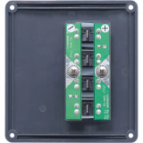 Blue Sea Systems Water-Resistant Circuit Breaker Switch Panel, 12V DC, Illuminated 15A Breakers, Exposed Mount - Apollo Lighting