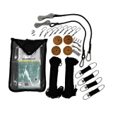 TACO Marine Premium Double Rigging Kit, For 2 Rigs on 2 Poles, Up to 22 ft Outriggers, 200 ft Black Dacron Cord