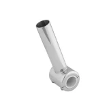 TACO Marine Fixed Clamp-On Center Rigger Mount, 1-1/8 in, 3/4 in & 1 in Pipe, SS316