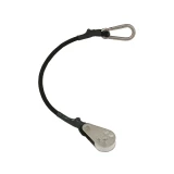 TACO Marine Outrigger Shock Cord with Roller, 12 in, Corrosion-Resistant Clasp, Pair