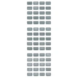 Blue Sea Systems Small Format DC Label Kit, For Contura Waterproof Panels, ST Blade Fuse Blocks, 60 Labels