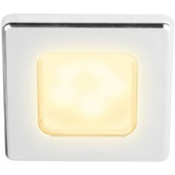Hella Marine EuroLED 75 Square LED Downlight, 2700K, 3W, IP6K7, Screw Mount
