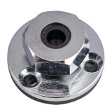 Hella Marine Thru-Deck Cable Gland, Chrome Brass, Up to 8mm Cable - Apollo Lighting