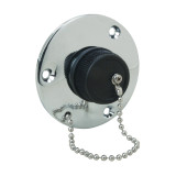 Perko Water Outlet Fitting with Cap, For On-Board Washdown Systems, 1/2 in NPT, Chrome-Plated Bronze - Apollo Lighting