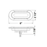 Scandvik - Flush Mount Spreader Light - 12/24 V, White