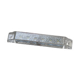 Scandvik - 4" LED Light Strip - Blue With Gasket, 12V