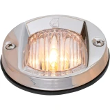 Attwood Marine Vertical Round Flush Mount Transom Light, 2-Mile Visibility, 3 in, 304 Stainless Steel