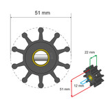 Albin - Premium Impeller - 10 Blade