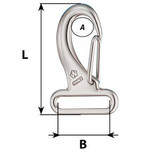 Wichard Marine - Webbing Snap Hook - 30mm, Length 60mm
