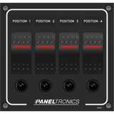 Paneltronics - Waterproof Panel Circuit Breaker - DC, Illuminated Rocker Switch - Apollo Lighting Paneltronics - Waterproof Panel Circuit Breaker - DC, Illuminated Rocker Switch - Apollo Lighting