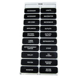 Paneltronics - Assorted Label Sheet