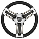 Schmitt Marine - Burano Wheel - 14" 3/4" Tapered Shaft, with Stainless Steel