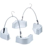 Attwood Marine Cooler Mounting Kit, 4 Corner Brackets, 2 Elastic Cords