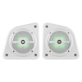 DS18 - Universal Shallow Enclosure - With Marine Speaker, 100W, White