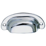 Perko Surface Mount Drawer Pull, Chrome-Plated Zinc Alloy, 3-7/16 in Wide - Apollo Lighting