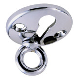 Perko Fender Lock, Chrome-Plated Zinc Alloy, 3/8 in Eye, 1-1/2 in Flange - Apollo Lighting