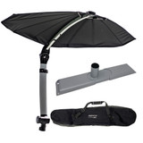 TACO Marine - ShadeFin Mini Sun Protection - With White Fabric - Bag, Kayak Mount Kit - Apollo Lighting